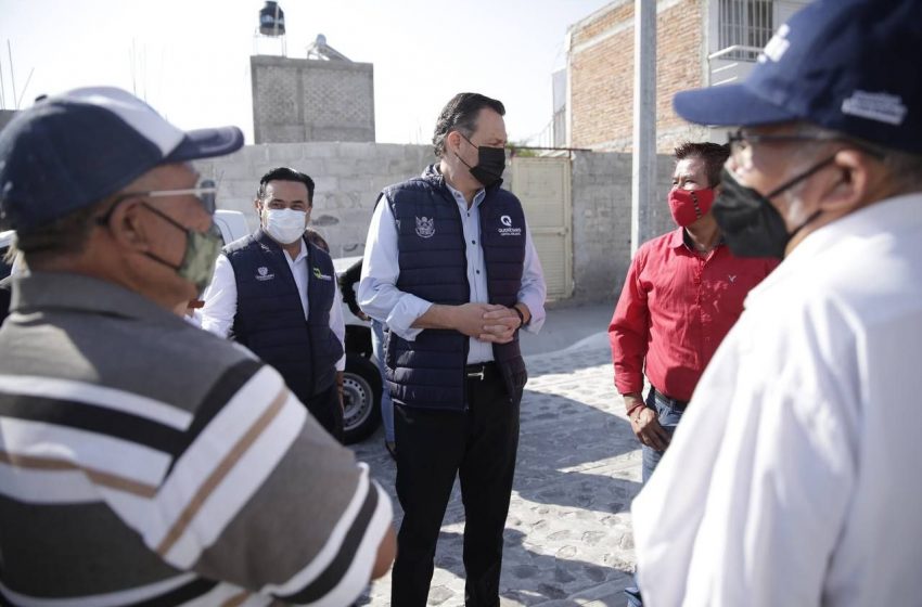  Destina gobierno de Querétaro más de 8 mdp a obras en la capital del estado