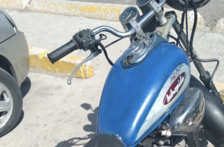  Recuperan motocicleta y vehículos robados en la capital