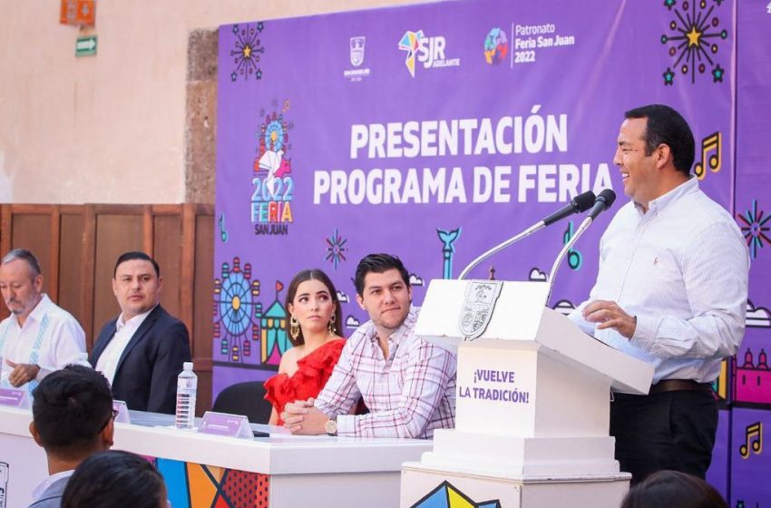  Presenta Roberto Cabrera “Programa de Feria San Juan 2022”
