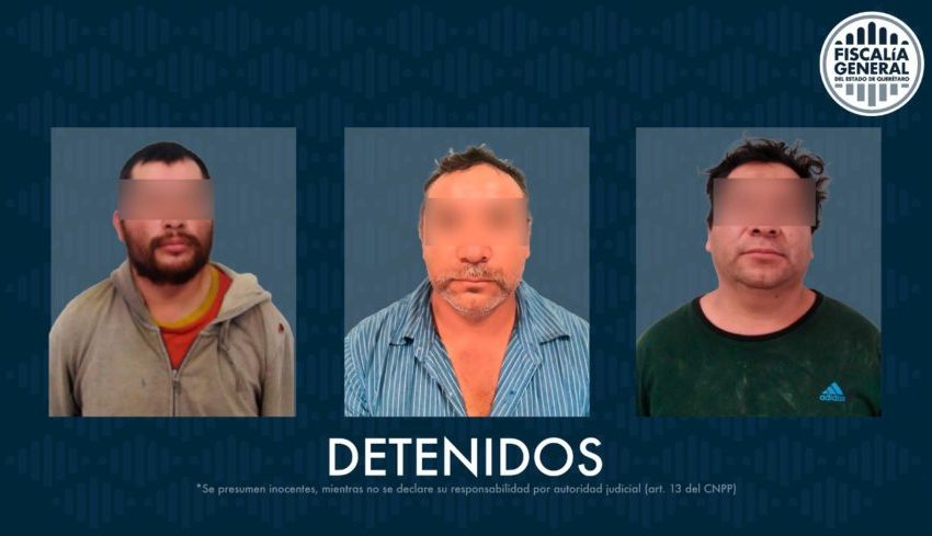  Tres hermanos en prisión por posible participación en homicidio en Tequisquiapan