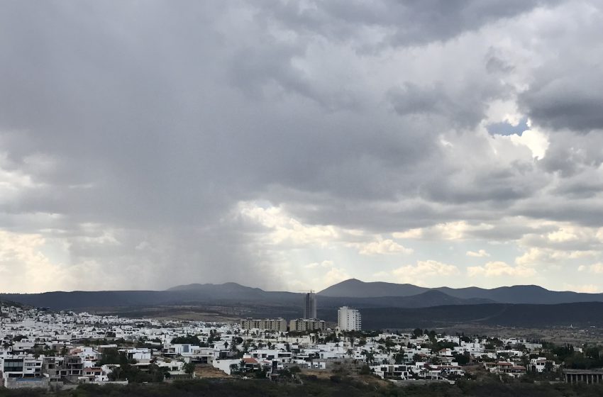  Se reportan lluvias en algunas zonas de Querétaro