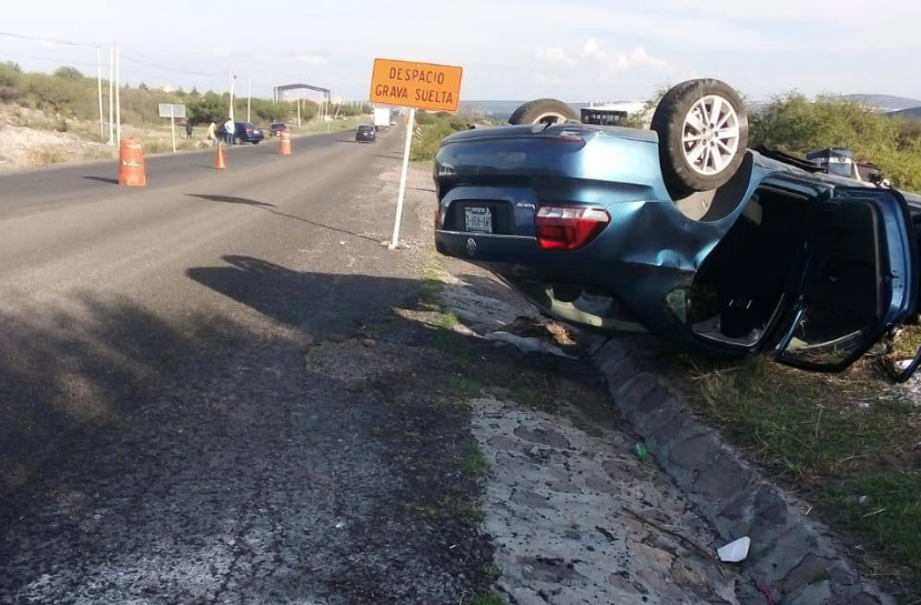  Se reporta accidente vial en carretera estatal 500