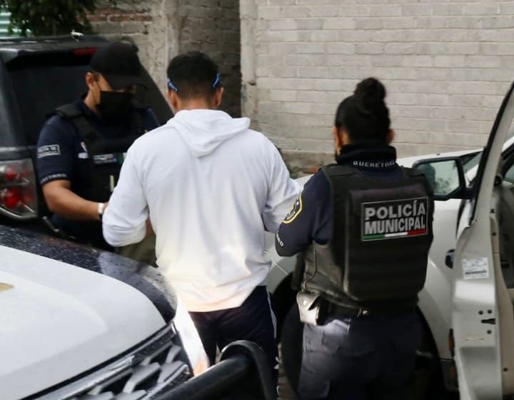  SSPMQ y SSC detienen a sujetos con droga y arma de fuego en Santa Rosa Jáuregui