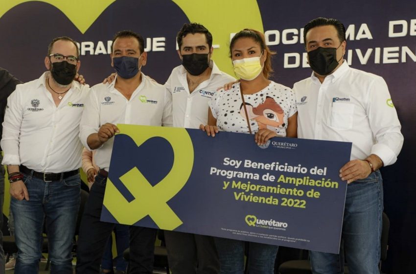  Inicia el programa de Ampliación y Mejoramiento de Vivienda 2022