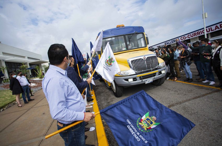  Arranca programa de Transporte Escolar gratuito en Querétaro