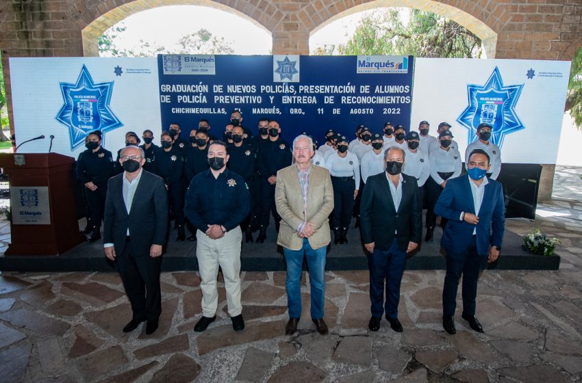  SSPyTM de El Marqués incorpora a 17 nuevos policías a su corporación