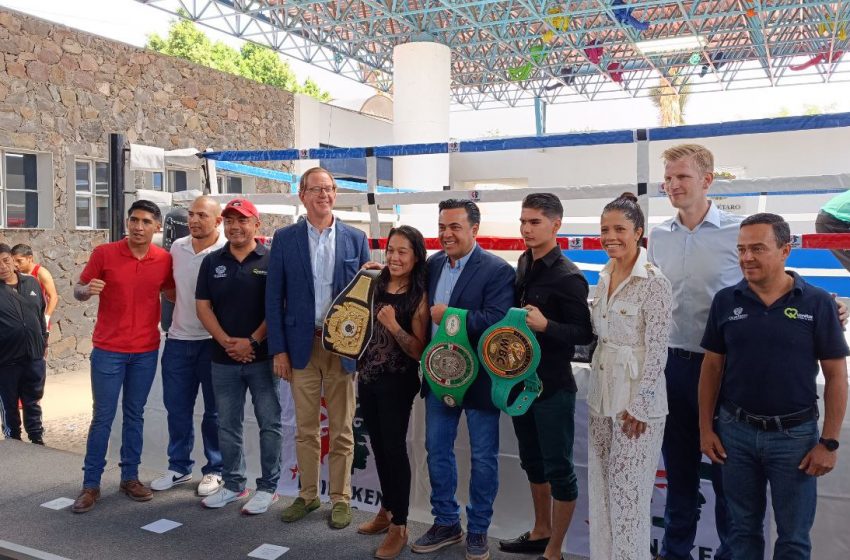  Donan nuevo ring para boxeadores en la deportiva Reforma-Lomas