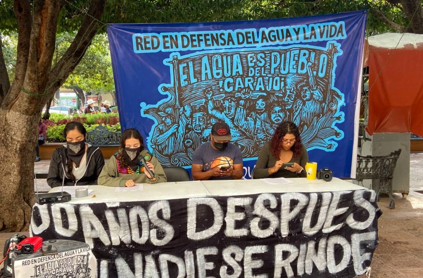  Ambientalistas exigen libertad de tres personas detenidas en manifestación del 10 de junio