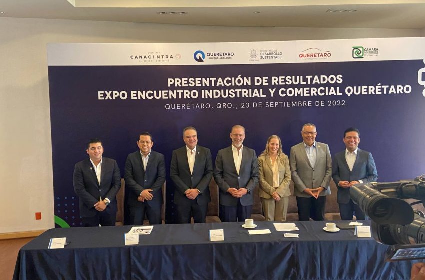  Presentan resultados de la Expo Industrial y Comercial Querétaro 2022