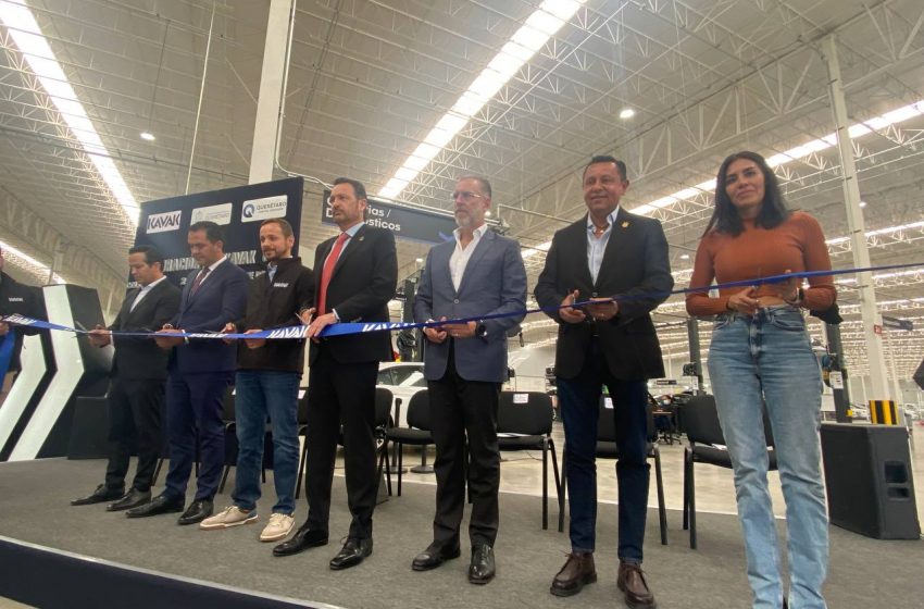  Mauricio Kuri inaugura planta de Kavak en Colón