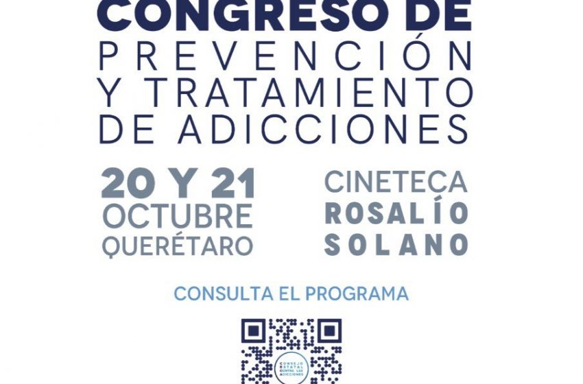 Invita Sesa al Congreso de Prevención y Tratamiento de Adicciones