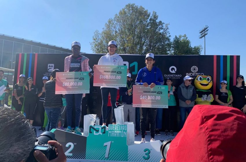  Kenianos, Chihuahuense y Queretanos destacan en Querétaro Maratón