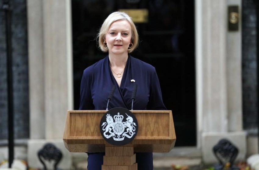  Liz Truss renuncia al cargo de primera ministra de Reino Unido