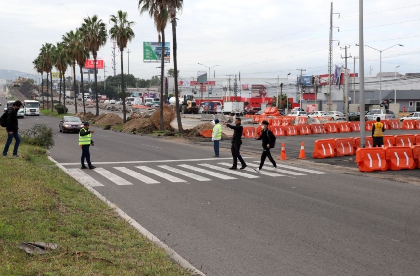  Apoya municipio de Querétaro con labores de movilidad en 5 de Febrero