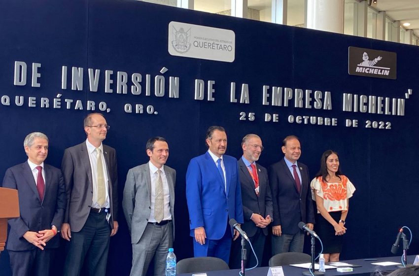  Empresa Michelin invertirá 150 mdp para abrir una nueva planta en Querétaro