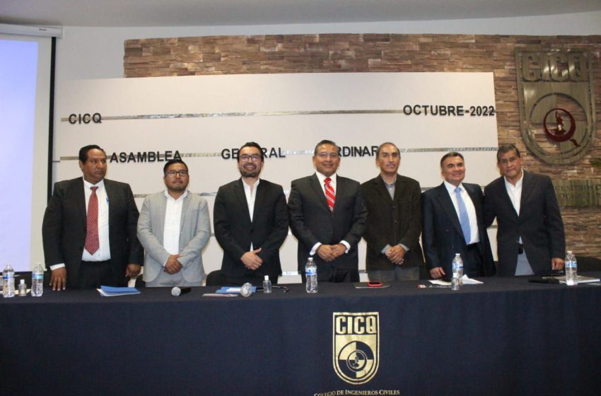  Hay tres candidatos a dirigir el Colegio de Ingenieros Civiles del Estado de Querétaro