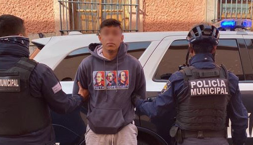  Sujeto lesiona a policía al intentar huir para evitar su detención