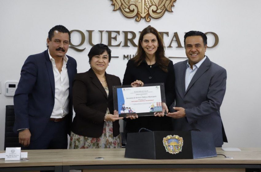  Querétaro, primer municipio con Certificación de Entornos Laborales Saludables por Sesa