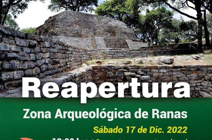  Zona Arqueológica de Las Ranas abrirá de nuevo al público