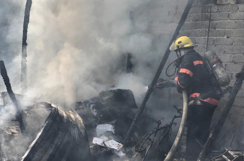  Registran cuatro incendios en la Capital durante festejos de Año Nuevo