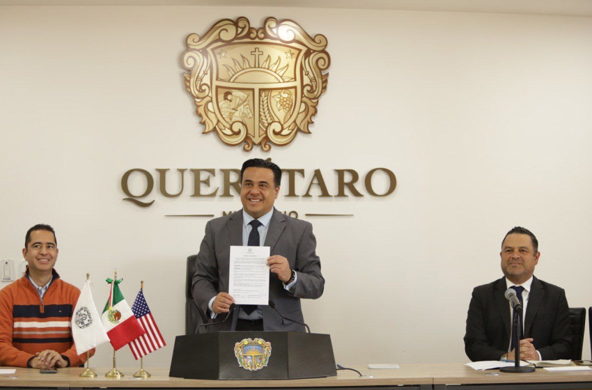  Firman Querétaro e Indianápolis carta de intención para hermanamiento