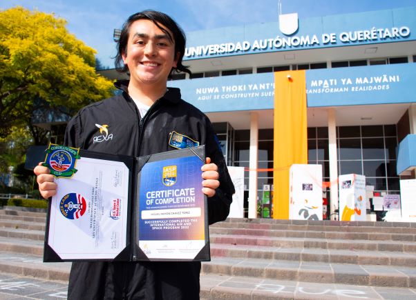  Estudiante de la UAQ concluye misión en la NASA