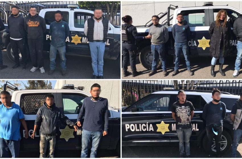  Policía municipal de Querétaro desarticula banda delictiva