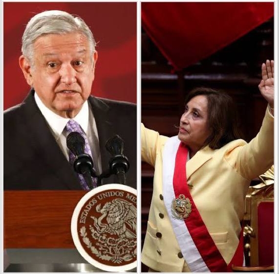  AMLO llama “espuria” a presidenta de Perú Dina Boluarte