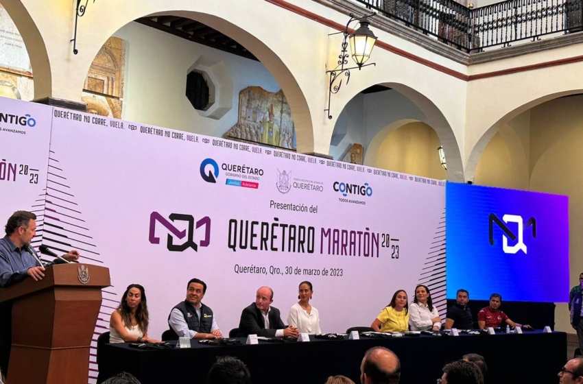  Anuncian la edición 2023 del Querétaro Maratón