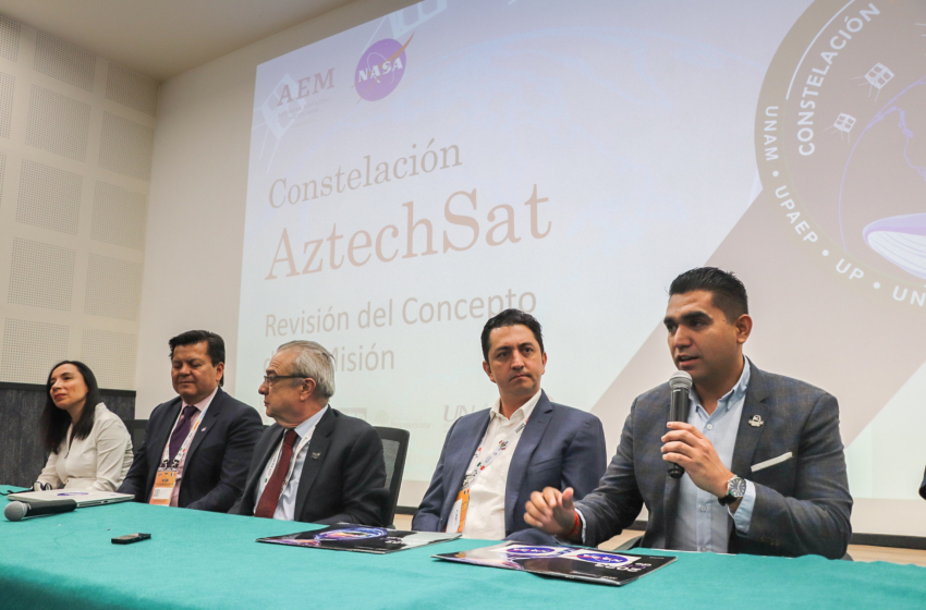  Agencia Espacial Mexicana reconoce labor de UPQ y UNAQ en Constelación AztechSat