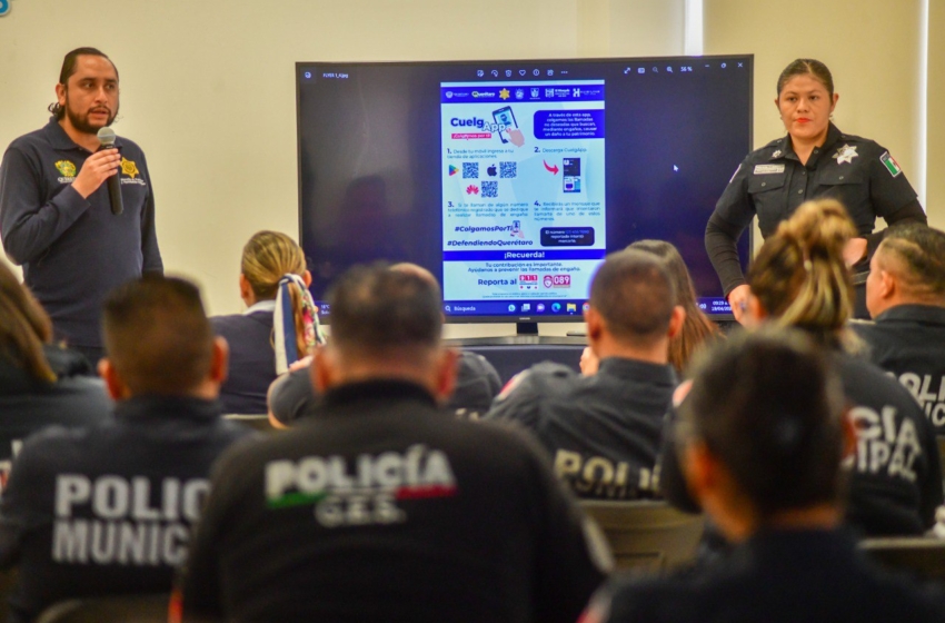  La Secretaría de Seguridad Pública Municipal de Corregidora implementa CuelgApp