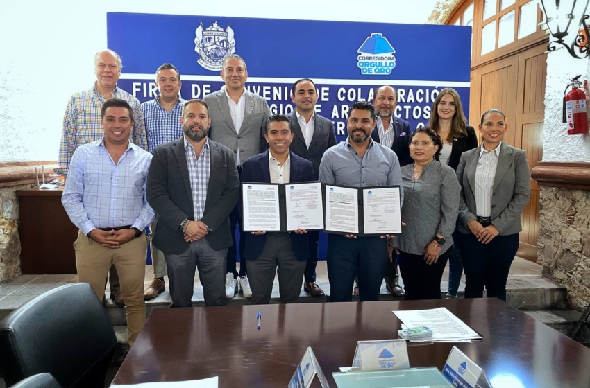  Municipio de Corregidora y Colegio de Arquitectos firman convenio de colaboración