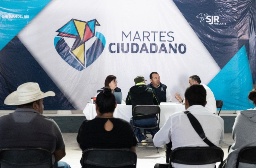  Realizan Martes Ciudadano en San Juan del Río