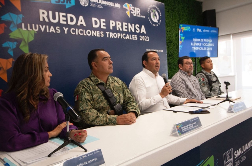  San Juan del Río se prepara para temporada de lluvias