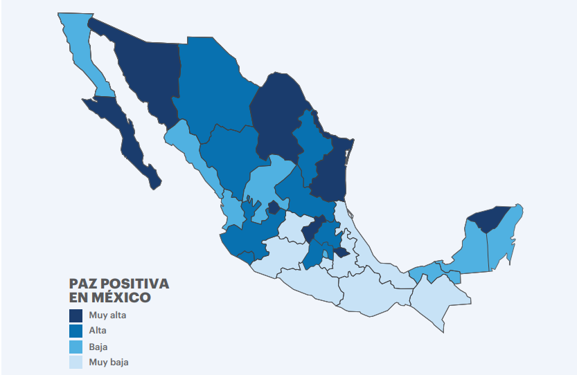  Querétaro, primer lugar a nivel nacional en Paz Positiva