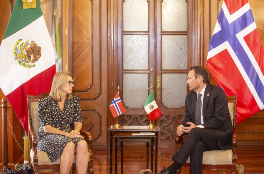  Buscan detonar relaciones comerciales con Noruega: Mauricio Kuri