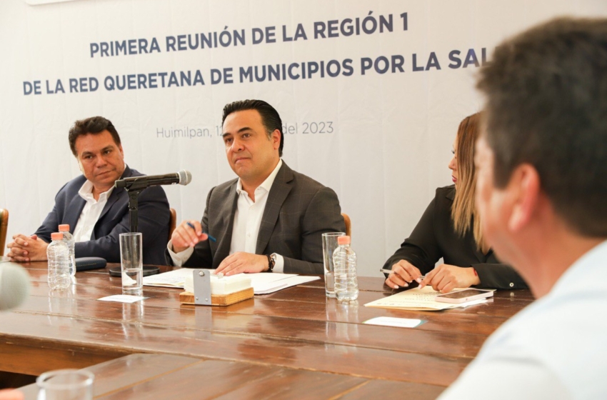  Encabeza Luis Nava reunión de la Red Queretana de Municipios por la Salud