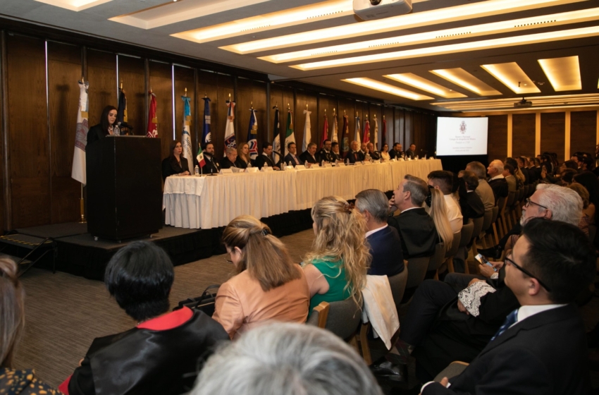 El Ilustre y Nacional Colegio de Abogados de México celebró su 263 aniversario