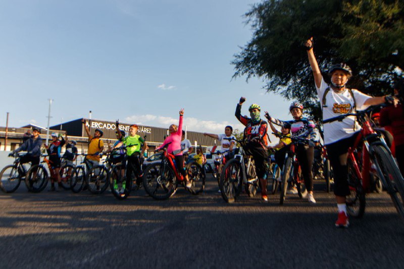  Realizan rodada ciclista en San Juan del Río