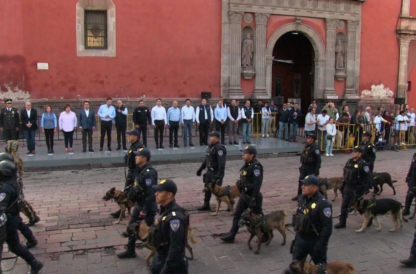  La Guardia Municipal conmemora 25 años sirviendo y protegiendo a las familias queretanas