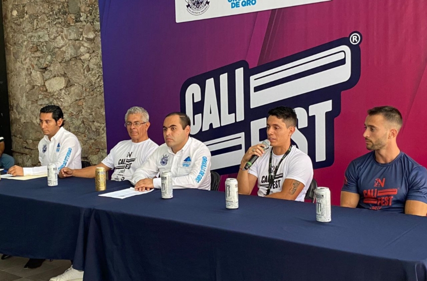  Se presenta el evento internacional de calistenia, Califest en Corregidora.