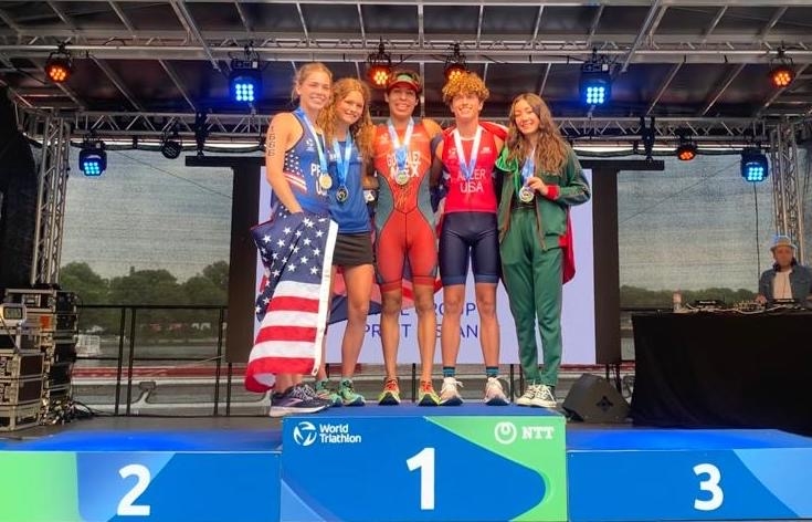  Queretana obtiene medalla de bronce en triatlón de Hamburgo