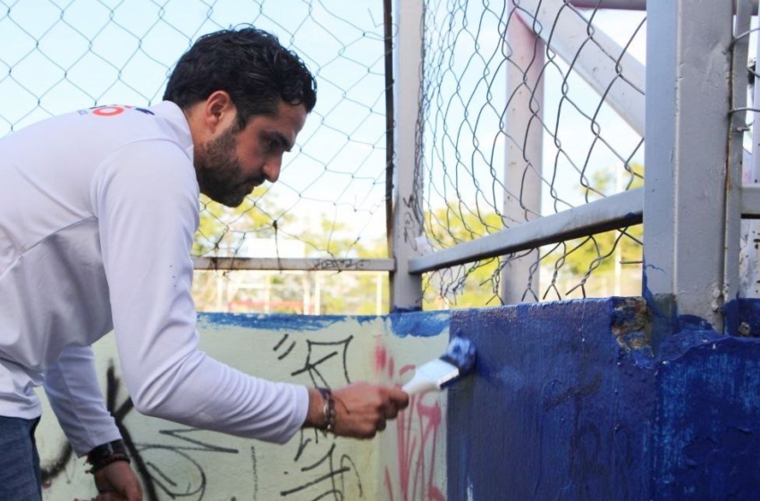  Buscan mejorar espacios públicos a través de Voluntariado Contigo
