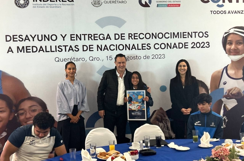  Querétaro becará a medallistas de la Nacional CONADE 2023