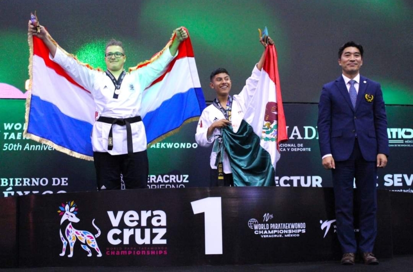  Ganan queretanos oro y plata en campeonato mundial de parataekwondo