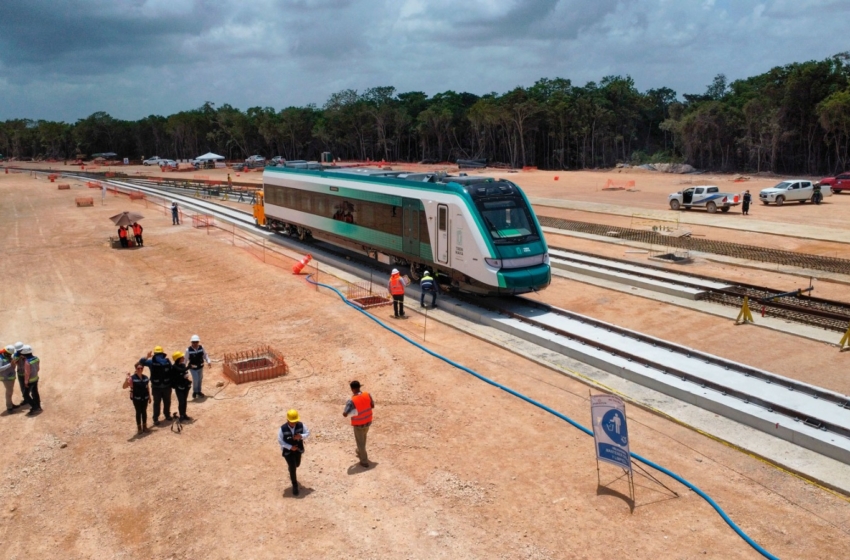  Tren Maya será ya administrado por el Ejército, anuncia AMLO