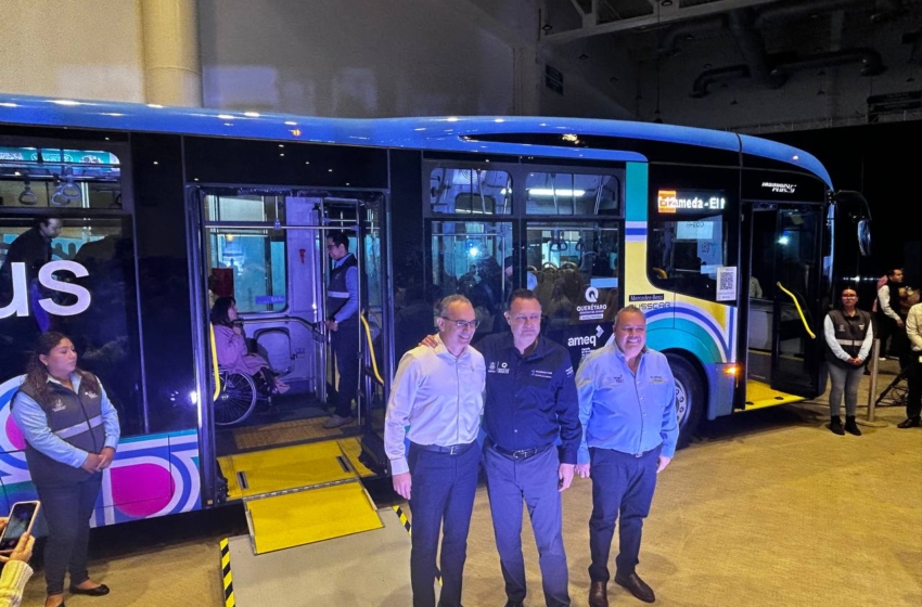  La apuesta de Kuri para transformar el transporte público en Querétaro