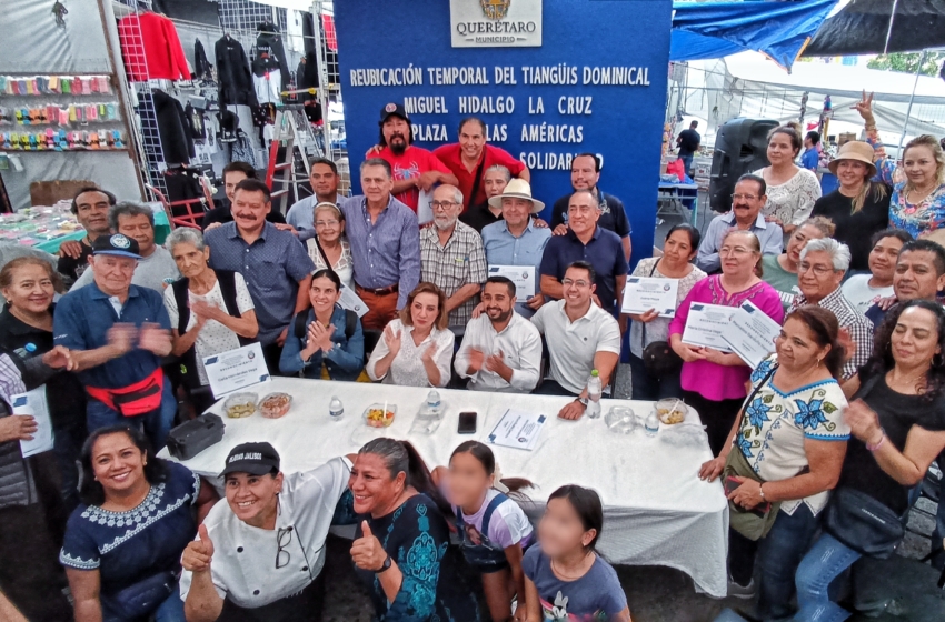  Tianguistas de La Cruz se reubicarán temporalmente en Plaza de las Américas