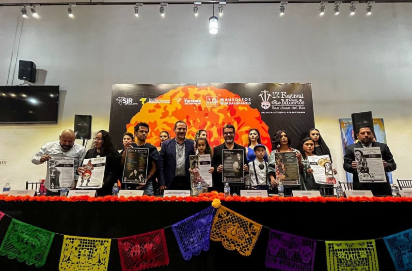  Presentan actividades de la 17a edición del Festival de Día de Muertos de San Juan del Río