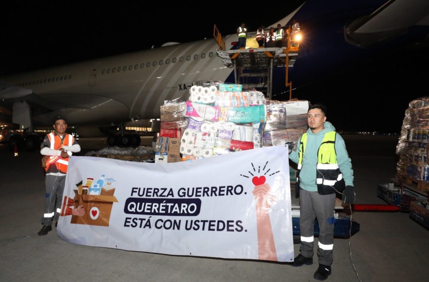  DIF Querétaro envía 55 toneladas de ayuda para damnificados por huracán Otis